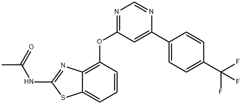 659730-32-2   N-[4-[[6-[4-(三氟甲基)苯基]-4-嘧啶基]氧基]-2-苯并噻唑基]乙酰胺  Amg 517