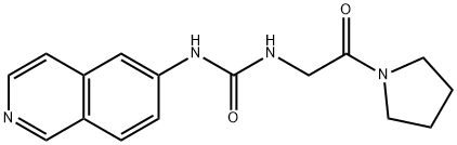 1687736-54-4   N-6-異喹啉基-N'-[2-氧代-2-(1-吡咯烷基)乙基]脲