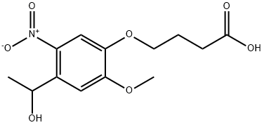 175281-76-2  4-[4-(1-羥乙基)-2-甲氧基-5-硝基苯氧基]丁酸