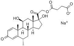 2375-03-3   甲基潑尼松龍琥珀酸鈉  6alpha-Methylprednisolone sodium succinate 