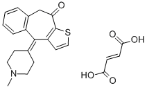 34580-14-8   富馬酸酮替芬    Ketotifen fumarate