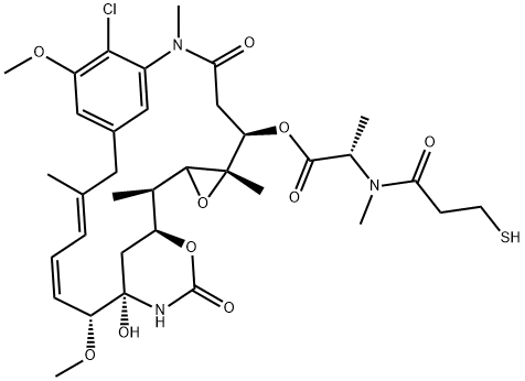 139504-50-0    美登素DM1   N2'-deacetyl-N2'-(3-Mercapto-1-oxopropyl)-Maytansine