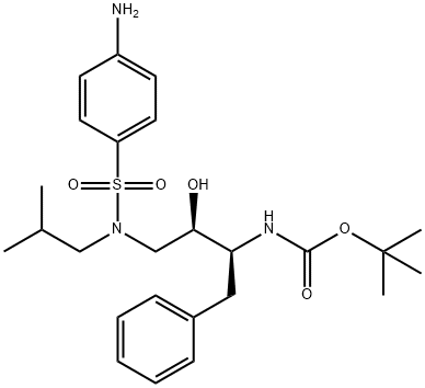 183004-94-6[(1S,2R)-1-芐基-2-羥基-3-[異丁基-[(4-氨基苯基)磺酰基]氨基] 丙基]氨基甲酸叔丁酯