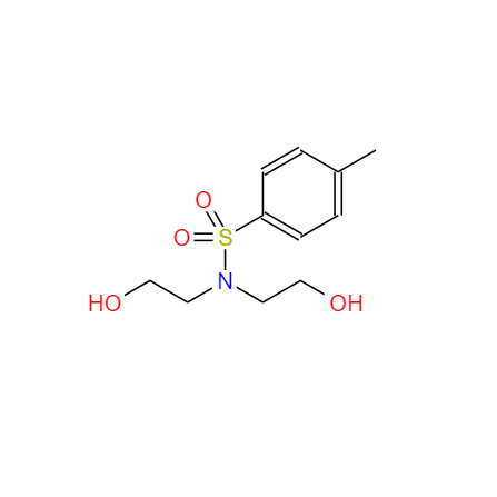 CAS：7146-67-0，N,N-雙-(2-羥乙基)-對甲苯磺酰胺， 英文名稱：N,N-Bis(2-hydroxyethyl)-p-toluenesulfonaMide 