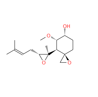 CAS：108102-51-8，煙曲霉醇， 英文名稱：Fumagillol 