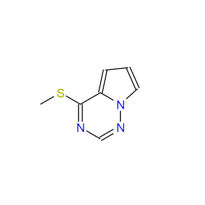 CAS：1596350-40-1，Pyrrolo[2,1-f][1,2,4]triazine, 4-(methylthio)- 