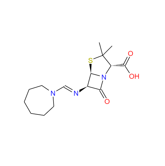 CAS： 32887-01-7， 美西林 ，Mecillinam 