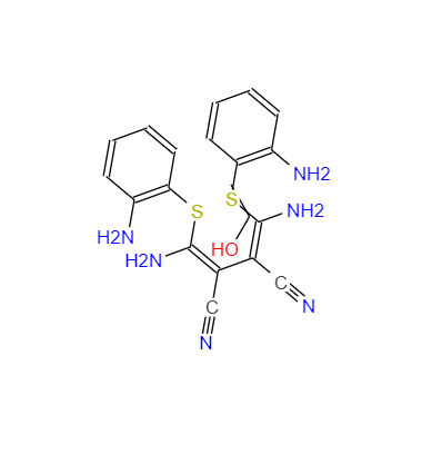 CAS：1173097-76-1，2,3-雙[氨基[(2-氨基苯基)硫]亞甲基]丁二腈乙醇鹽 