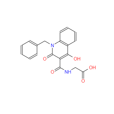 CAS：931398-72-0，2-(1-芐基-4-羥基-2-氧代-1,2-二氫喹啉-3-甲酰胺基)乙酸，