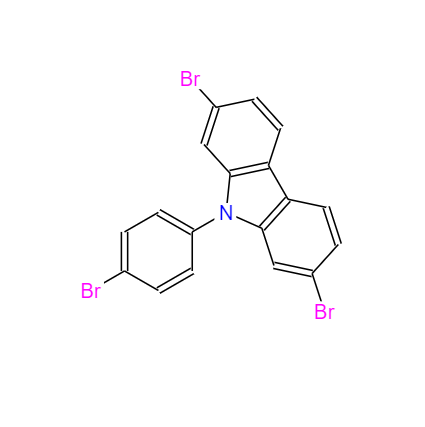 CAS：1313900-20-7，2,7-二溴-9-(4-溴苯基)-9H-咔唑 