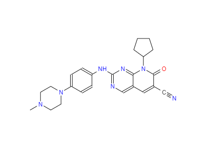 CAS：1357470-29-1，8-環(huán)戊基-7,8-二氫-2-[[4-(4-甲基-1-哌嗪基)苯基]氨基]-7-氧代-吡啶并[2,3-D]嘧啶-6-甲腈 