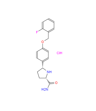 CAS：934240-31-0，(2S,5R)-5-(4-((2-氟芐基)氧基)苯基)吡咯烷-2-甲酰胺鹽酸鹽 