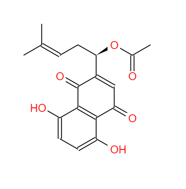 CAS：24502-78-1，乙酰紫草素