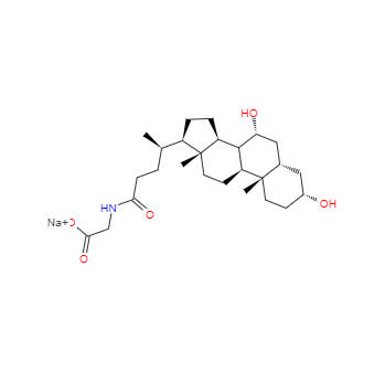 CAS：16564-43-5，甘氨鵝去氧膽酸鈉 