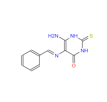 CAS：64232-83-3，6-氨基-5-(苯亞甲基氨基)-2-硫代-2,3-二氫嘧啶-4(1H)-酮 