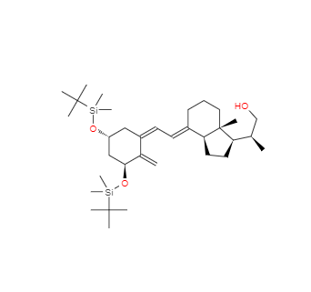 CAS：128387-35-9，(1Α,3Β,5E,7E)-20-羥甲基-9,10-開環(huán)膽甾-1,3,-雙叔丁基二甲基硅氧基-5,7,10(19)-三烯