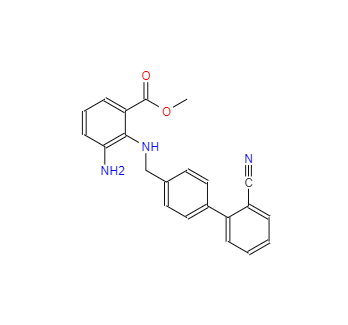 CAS：136304-78-4，3-氨基-2-[(2-氰基聯苯-4-基)甲基]氨基苯甲酸甲酯 