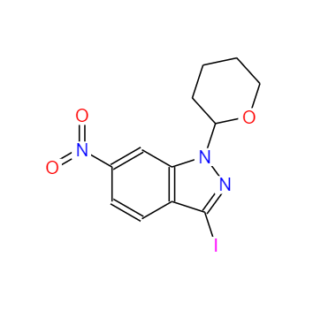 CAS：886230-74-6，3-碘-6-硝基-1-(四氫-2H-吡喃-2-基)-1H-吲唑