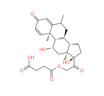 CAS：2921-57-5，甲基潑尼松龍琥珀酸酯