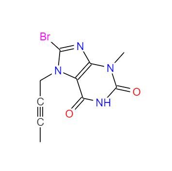 CAS：666816-98-4，8-溴-7-(2-丁炔基)-3,7-二氫-3-甲基-1H-嘌呤-2,6-二酮 