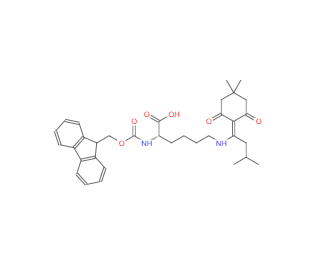 CAS：204777-78-6，N-芴甲氧羰基-N'-[1-(4,4-二甲基-2,6-二氧代環(huán)己基亞甲基)-3-甲基丁基]-L-賴氨酸
