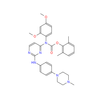 CAS：837422-57-8，(2,4-二甲氧基苯基)(2-((4-(4-甲基哌嗪-1-基)苯基)氨基)嘧啶-4-基)氨基甲酸-2,6-二甲基苯酯