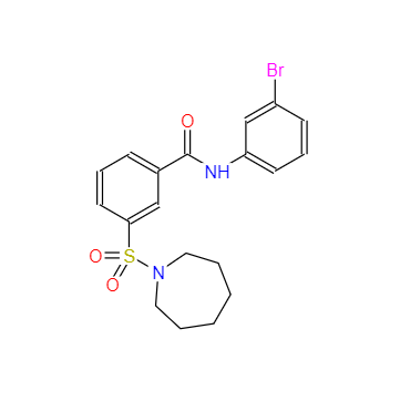 CAS：420831-40-9，3-(氮雜環(huán)庚烷-1-基磺酰基)-N-(3-溴苯基)苯甲酰胺