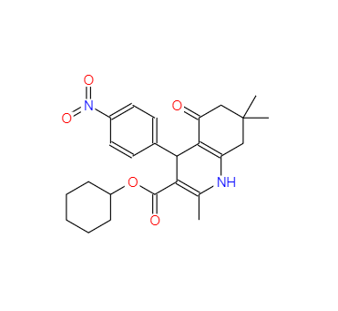 CAS：313967-18-9，1,4,5,6,7,8-六氫-2,7,7-三甲基-4-(4-硝基苯基)-5-氧代-3-喹啉羧酸環(huán)己基酯