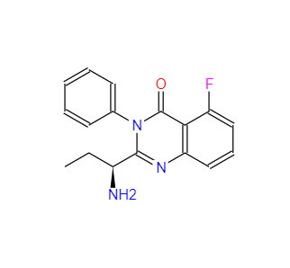 CAS：870281-86-0，2-[(1S)-1-氨基丙基]-5-氟-3-苯基-4(3H)-喹唑啉酮