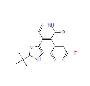 CAS：457081-03-7，2-(1,1-二甲基乙基)-9-氟-1,6-二氫-7H-苯并[H]咪唑并[4,5-F]異喹啉-7-酮 
