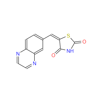 CAS：648450-29-7，5-(6-喹喔啉亞甲基)-2,4-噻唑啉二酮