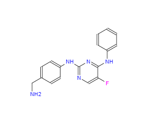 CAS：916603-07-1，N2-(4-(氨甲基)苯)-5-氟-N4-苯基嘧啶-2,4-二胺