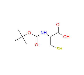 CAS：20887-95-0，(R)-2-((叔丁氧羰基)氨基)-3-巰基丙酸 