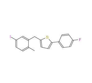 CAS：898566-17-1，2-(4-氟苯基)-5-[(5-碘-2-甲基苯基)甲基]噻吩