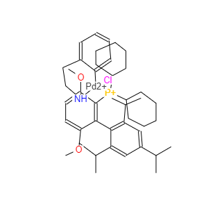 CAS：1148148-01-9，氯(2-二環(huán)己基膦基-3,6-二甲氧基-2',4',6'-三異丙基-1,1'-聯(lián)苯)[2-(2-氨基乙基苯基)]鈀(II)