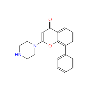 CAS：154447-38-8，8-苯基-2-(1-哌嗪基)-4H-1-苯并吡喃-4-酮