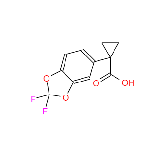 CAS：862574-88-7，1-(2,2-二氟苯并[D][1,3]二氧雜環(huán)戊烯-5-基)環(huán)丙烷甲酸