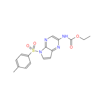 CAS：1869118-24-0，N-[5-[(4-甲基苯基)磺酰基]-5H-吡咯并[2,3-B]吡嗪-2-基]氨基甲酸乙酯