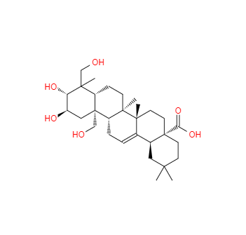 CAS：58880-25-4，2-alpha,19-alpha,23-三羥基齊墩果酸 