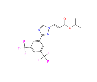 CAS：1333152-22-9，(Z)-3-(3-(3,5-雙(三氟甲基)苯基)-1H-1,2,4-三唑-1-基)丙烯酸異丙酯