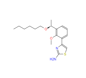 CAS：1110767-98-0，(S)-4-(3-(1-(正己氧基)乙基)-2-甲氧基苯基)噻唑-2-胺