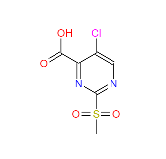 CAS：38275-34-2，5-氯-2-(甲基磺酰基)嘧啶-4-羧酸