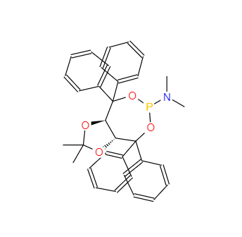 CAS：213843-90-4，3aR,8aR)-N,N,2,2-四甲基-4,4,8,8-四苯基四氫-[1,3]二氧雜環(huán)戊烯并[4,5-e][1,3,2]二氧磷雜庚烷-6-胺