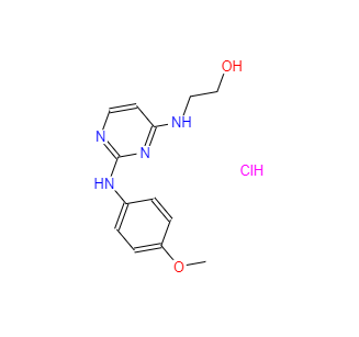 CAS：1049741-55-0，2-[[2-[(4-甲氧基苯基)氨基]-4-嘧啶基]氨基]乙醇鹽酸鹽