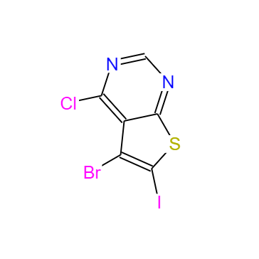 CAS：1799610-89-1，5-溴-4-氯-6-碘代噻吩并[2,3-d]嘧啶