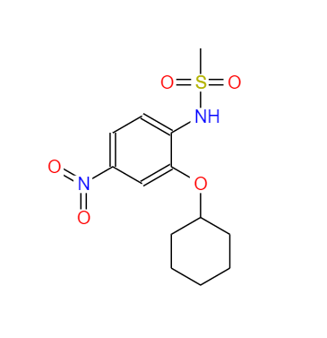 CAS：123653-11-2，N-(2-(環(huán)己基氧基)-4-硝基苯基)甲磺酰胺 