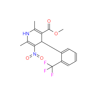 CAS：71145-03-4，1,4-二氫-2,6-二甲基-5-硝基-4-(2-三氟甲基苯基)吡啶-3-羧酸甲酯 