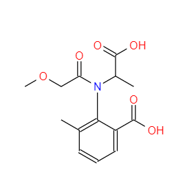 CAS：104390-56-9，2-(n-(1-羧乙基)-2-甲氧基乙酰胺基)-3-甲基苯甲酸